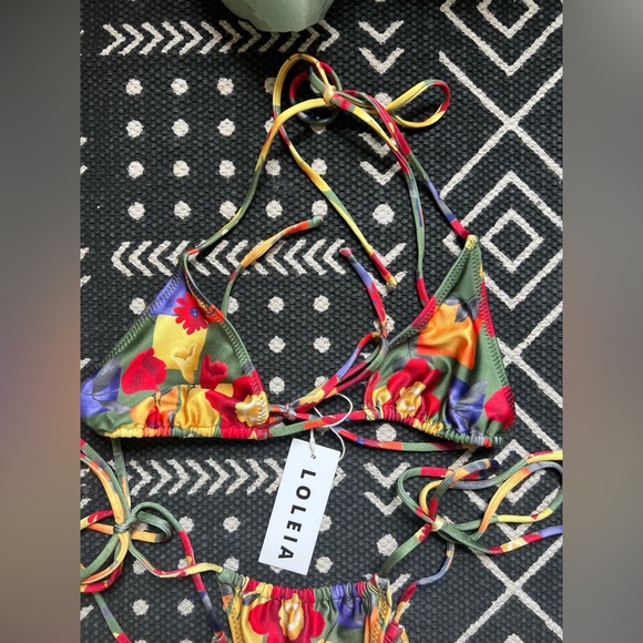 LOLEIA “A Splash of Mango” Bikini Set - Picture 7 of 10